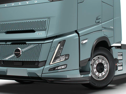 Trator Volvo FH Aero El&eacute;trico 6x2 2026 Modelo 3D