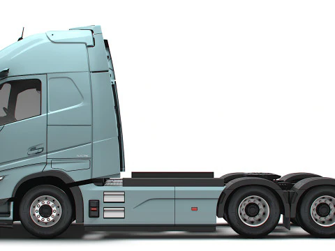 Trator Volvo FH Aero El&eacute;trico 6x2 2026 Modelo 3D