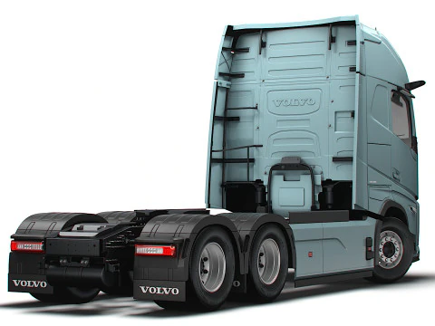 Trator Volvo FH Aero El&eacute;trico 6x2 2026 Modelo 3D