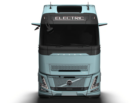 Ciągnik elektryczny Volvo FH Aero 6x2 2026 Model 3D