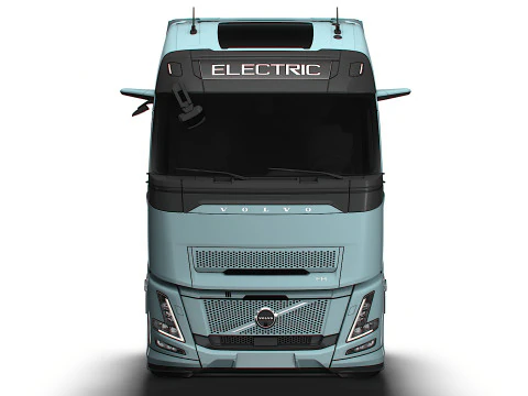 Trator Volvo FH Aero El&eacute;trico 6x2 2026 Modelo 3D
