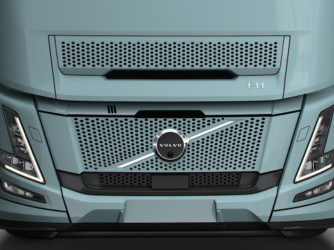 Ciągnik elektryczny Volvo FH Aero 6x2 2026 Model 3D