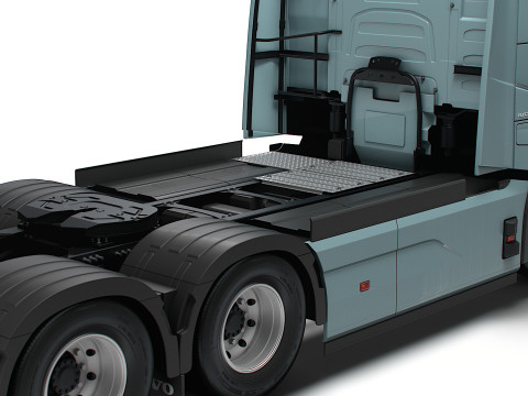 Ciągnik elektryczny Volvo FH Aero 6x2 2026 Model 3D