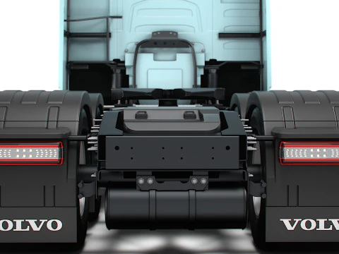 Trator Volvo FH Aero El&eacute;trico 6x2 2026 Modelo 3D