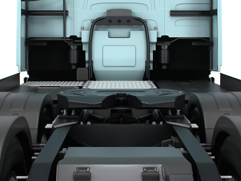 Ciągnik elektryczny Volvo FH Aero 6x2 2026 Model 3D