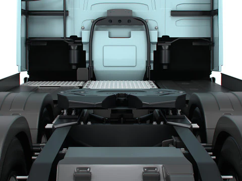 Trator Volvo FH Aero El&eacute;trico 6x2 2026 Modelo 3D