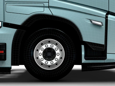 Trator Volvo FH Aero El&eacute;trico 6x2 2026 Modelo 3D