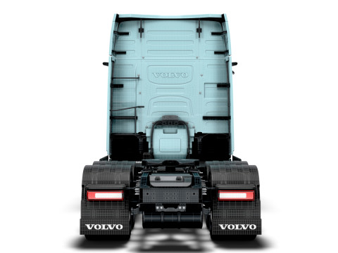 Ciągnik elektryczny Volvo FH Aero 6x2 2026 Model 3D