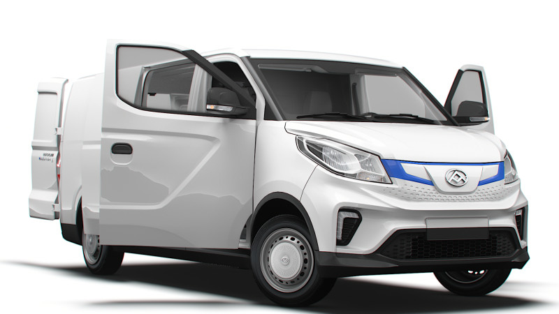 Maxus eDeliver3 LWB HQ Inte 2026 3D Model .c4d .max .obj .3ds .fbx .stl .blend 
