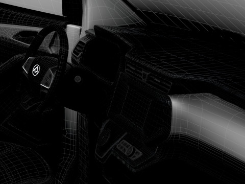 Maxus eDeliver3 SWB HQ Inte 2026 3D Model