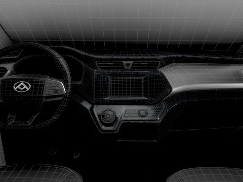 Maxus eDeliver3 SWB HQ Inte 2026 3D Model