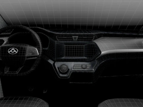 Maxus eDeliver3 SWB HQ Inte 2026 Modelo 3D