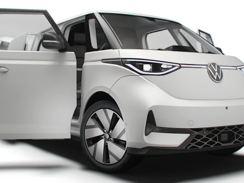 VW ID Buzz Cargo SWB GTX HQ인테리어 2026 3D 모델