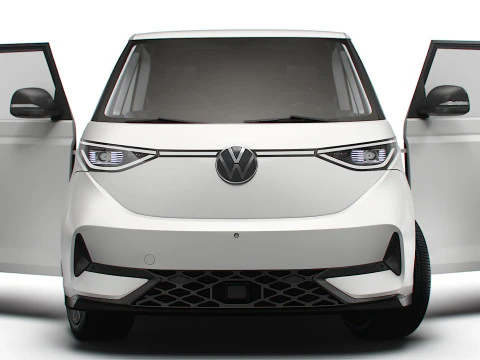 VW ID Buzz Cargo SWB GTX HQInterior 2026 3D Model
