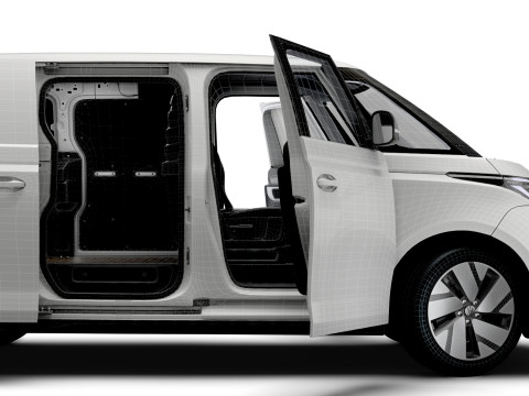 VW ID Buzz Cargo SWB GTX HQInterior 2026 3D Model