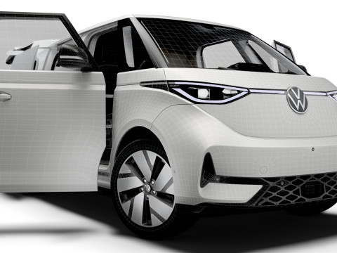 大众 ID Buzz Cargo SWB GTX Valve HQInterior 2026 3D 模型