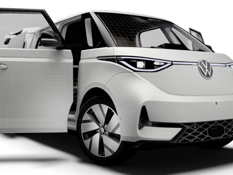 VW ID Buzz Cargo SWB GTX 밸브 HQ인테리어 2026 3D 모델