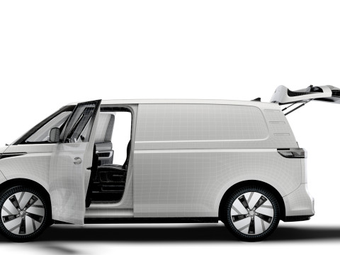 VW ID Buzz Cargo SWB GTX Valf HQInterior 2026 3D Model