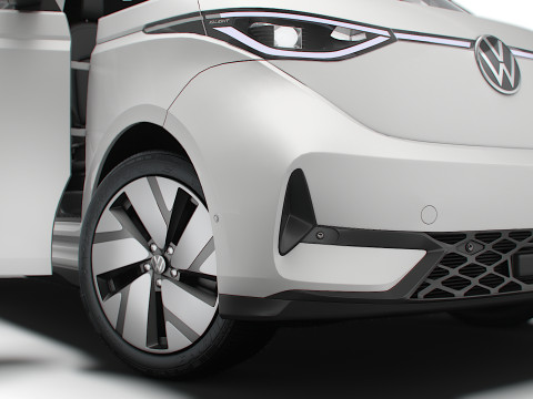 VW ID Buzz Cargo SWB GTX Valf HQInterior 2026 3D Model