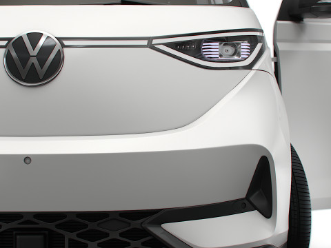 VW ID Buzz Cargo SWB GTX Valf HQInterior 2026 3D Model