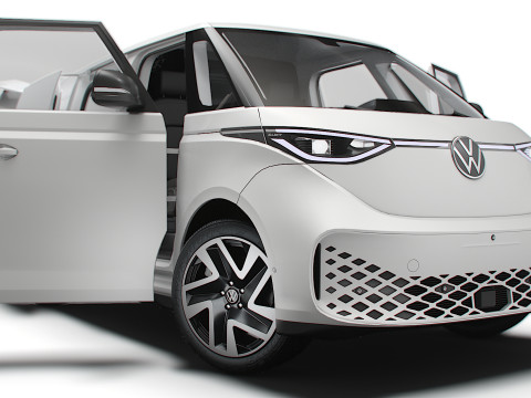 大众 ID Buzz Cargo SWB HQ 内饰 2026 3D 模型