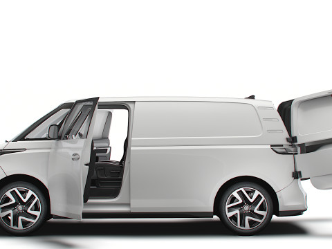 VW ID Buzz Cargo SWB HQInterior 2026 Modelo 3D