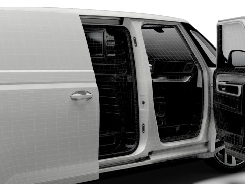 VW ID Buzz Cargo SWB HQInterior 2026 Modelo 3D