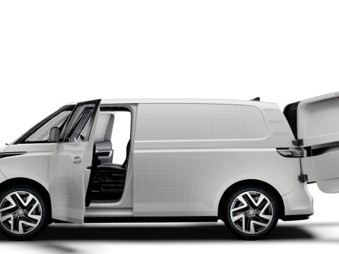 VW ID Buzz Cargo SWB HQInterior 2026 Modelo 3D