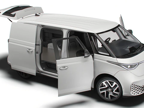 Valvola VW ID Buzz Cargo SWB HQInterni 2026 Modello 3D