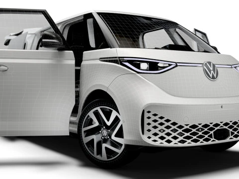 Valvola VW ID Buzz Cargo SWB HQInterni 2026 Modello 3D