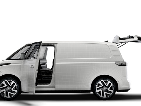 VW ID バズ カーゴ SWB バルブ HQインテリア 2026 3Dモデル