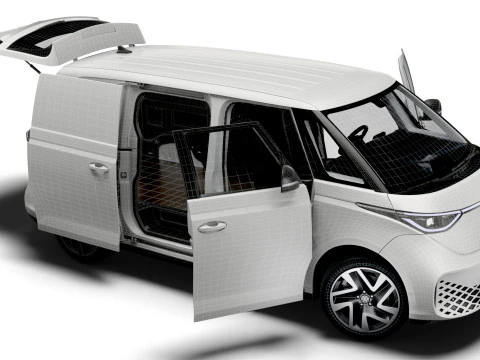 Valvola VW ID Buzz Cargo SWB HQInterni 2026 Modello 3D