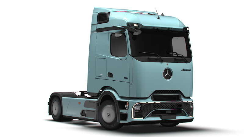 Trator Mercedes Benz Actros L Pro1851 4x2 2026 Modelo 3D .c4d .max .obj .3ds .fbx .stl .blend 