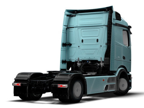 Trator Mercedes Benz Actros L Pro1851 4x2 2026 Modelo 3D