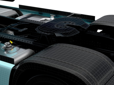 Trator Mercedes Benz Actros L Pro1851 4x2 2026 Modelo 3D