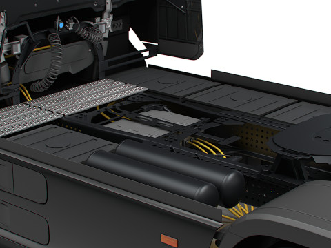 Tractor Brabus eActros Pro600 4x2 2026 Modelo 3D