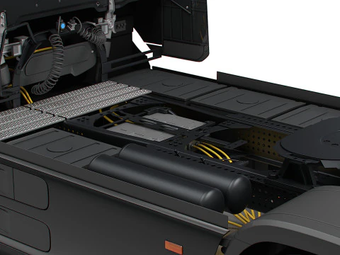 Trator Brabus eActros Pro600 4x2 2026 Modelo 3D