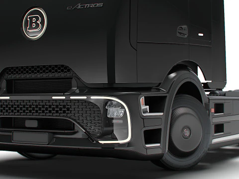 Trator Brabus eActros Pro600 4x2 2026 Modelo 3D