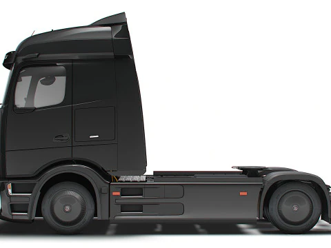 Trator Brabus eActros Pro600 4x2 2026 Modelo 3D