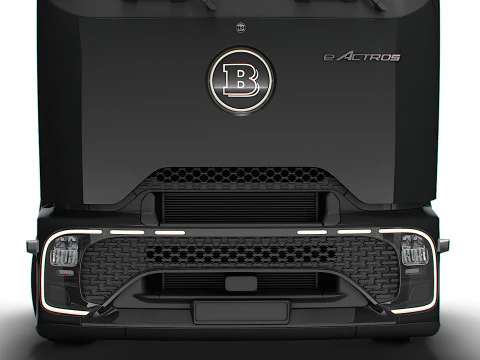 Trator Brabus eActros Pro600 4x2 2026 Modelo 3D