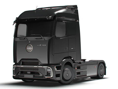 Trator Brabus eActros Pro600 4x2 2026 Modelo 3D