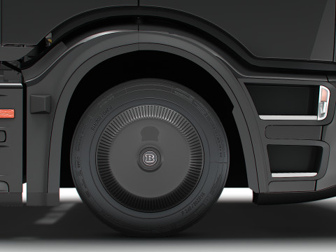 Tractor Brabus eActros Pro600 4x2 2026 Modelo 3D