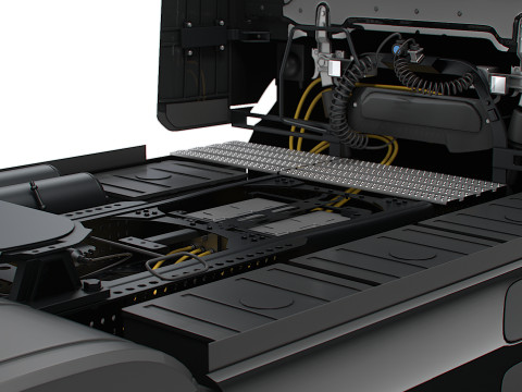 Tractor Brabus eActros Pro600 4x2 2026 Modelo 3D