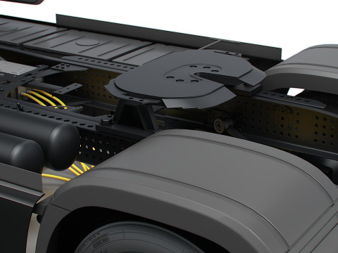 Tractor Brabus eActros Pro600 4x2 2026 Modelo 3D