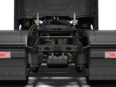 Tractor Brabus eActros Pro600 4x2 2026 Modelo 3D