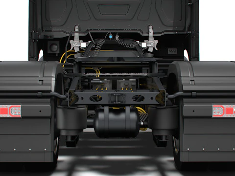 Trator Brabus eActros Pro600 4x2 2026 Modelo 3D