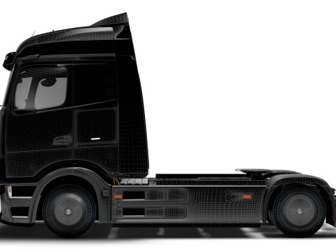 Tractor Brabus eActros Pro600 4x2 2026 Modelo 3D