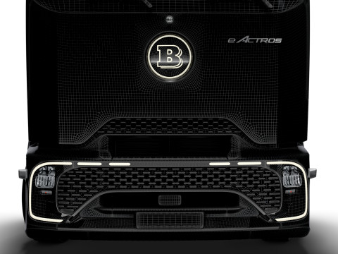 Tractor Brabus eActros Pro600 4x2 2026 Modelo 3D