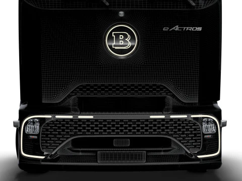 Trator Brabus eActros Pro600 4x2 2026 Modelo 3D