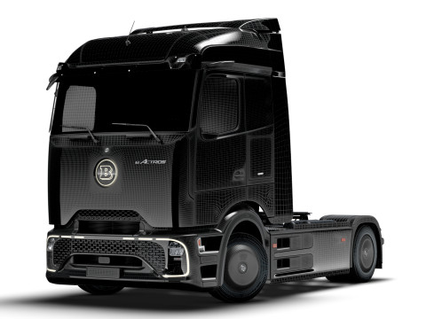 Tractor Brabus eActros Pro600 4x2 2026 Modelo 3D